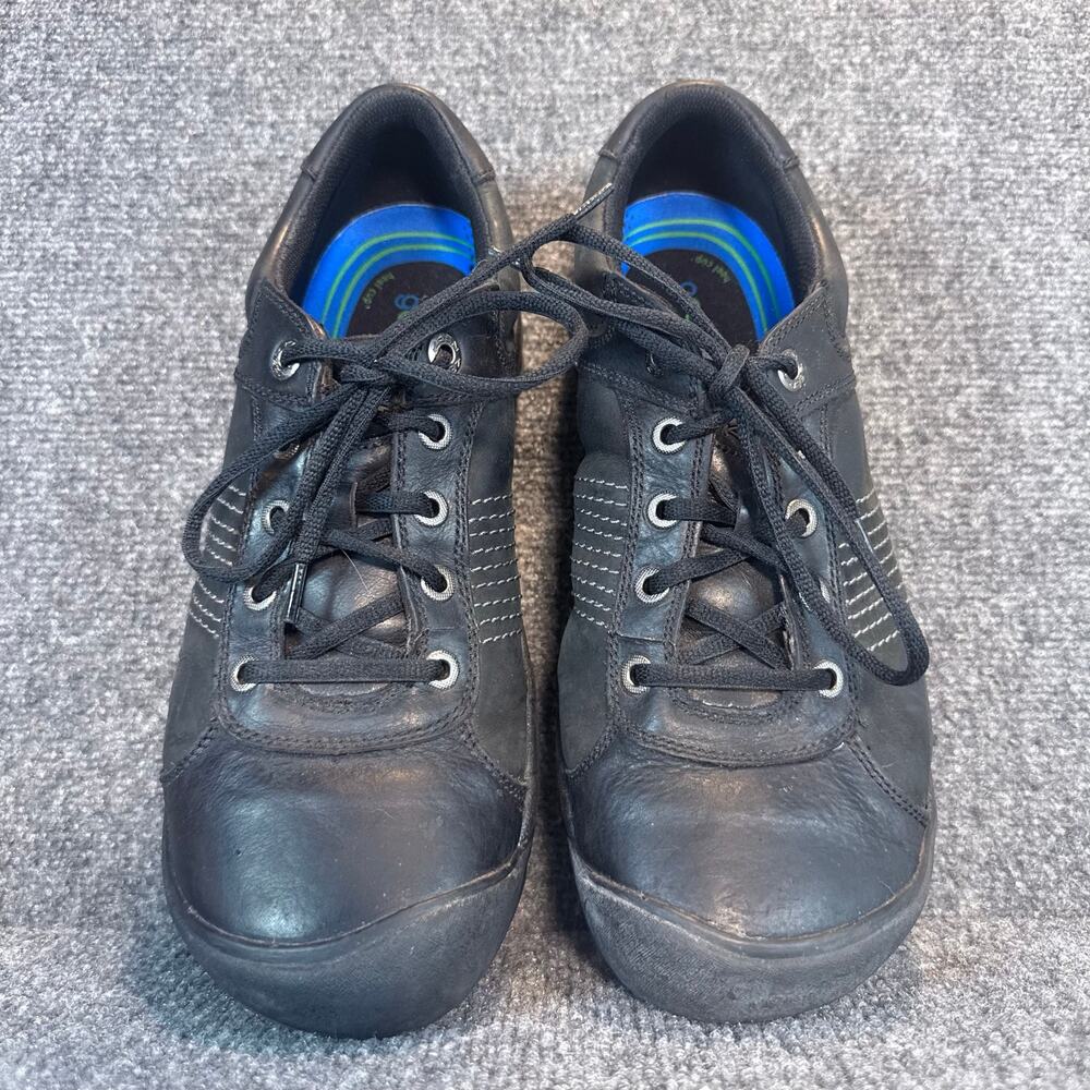 Keen PTC Utility Oxford Mens Shoes Size 11.5 Black Leather Slip Resistant Work - Picture 3 of 11